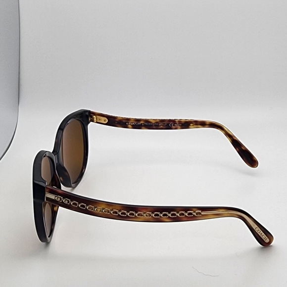 Coach Dark Tortoiseshell Prescription Sunglasses Frames & Case main image 6